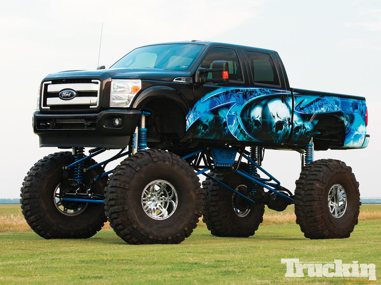 , custom, pick, up, ford